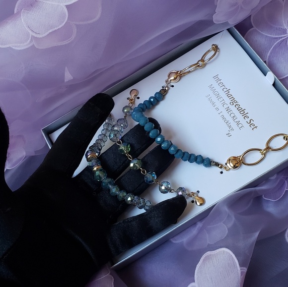 Interchangeable Set Magnetic Necklace 3 Looks - Picture 3 of 6